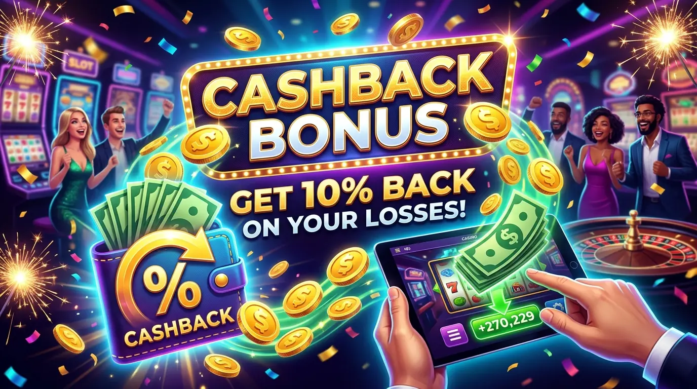 Ilucki casino cashback bonus